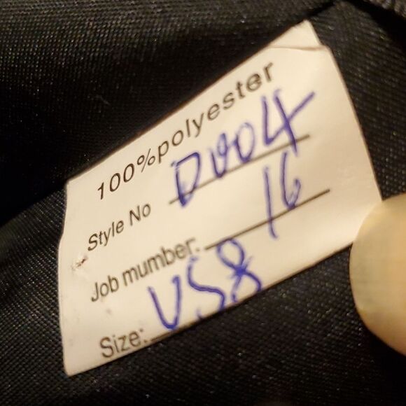 Black strapless maxi evening gown with jeweled embellishment size 8 - Picture 9 of 13